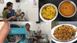 Wednesday | cooking Vlog | Brinjal puli kuzhambu | Puli Upma| Cabbage poriyal