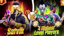 OMG, Itna Jyada LEVEL😂 SATVIK vs HIGHEST LEVEL 4 PLAYERS