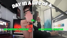 Day in a life of a UK VS US Content Creator!