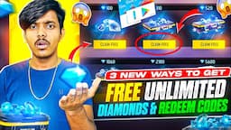 3 WAYS TO GET FREE UNLIMITED GOOGLE REDEEM CODE & DIAMONDS 2024 TRICK😳🔥 || GARENA FREE FIRE