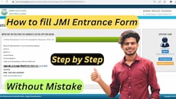 How to fill JMI Entrance FORM 2023-24 | Step by Step | By Phone easily | JAMIA Entrance form fill up