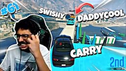 ONLY 0.01% CAN DO THIS RACE @CarryMinati Playing GTA 5 Impossible Races Episode - 61