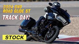 I TEST RODE A 2024 Harley CVO Road Glide ST ON A RACE TRACK!