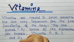 Types of Vitamins|Essay on Vitamin in English|Essay on Vitamin|Lines in English|Vitamins Definition