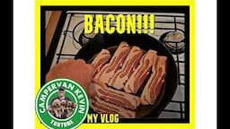 Cooking A Bacon Egg And Cheese Breakfast- Finding/ Repairing RV Roof Leak With Eternabond Tape!