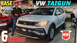 Volkswagen Taigun Comfort line Variant with 6 AIRBAGS 🔥 l VW Taigun Base model Review ✅✅🔥 l MRCars