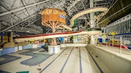 Exploring an Abandoned Leisure Centre: Walking down Waterslides!