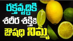 రక్తవృద్ధికి, శరీరశక్తికి - ఔషధి నిమ్మ | Reasons to Start Your Day With Lemon Water | #lemonwater