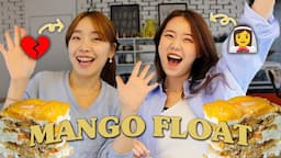 Korean Girls Make Filipino Dessert Mango Graham! 🍰 (She's getting married…🥹)