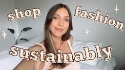 12 Ways to Shop Fashion Sustainably