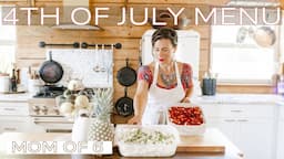 Fourth Of July Menu | Ultimate Hot Dog Bar | Get Stoked for Independence Day!