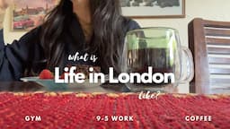 9-5 Work Week In My Life • What Life In London Looks Like • Cooking, Gym, Cleaning 🇬🇧