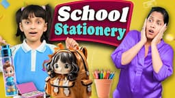 ANAYA Ki SCHOOL STATIONERY | Moral Stories For Kids | Pretend Play | ToyStars