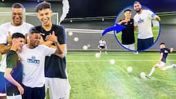 I LEFT MBAPPÉ SPEECHLESS!😱 Football challenges vs Neymar, Donnarumma & Mbappé