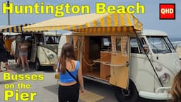 VW BUSSES On The PIER Huntington Beach SoCal Car show June 2024