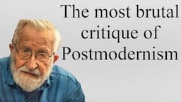 Chomsky's criticism of Postmodernism