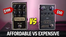 Joyo Uzi Distortion Pedal vs. Friedman BE-OD - British High-Gain Tones (Affordable vs. Expensive)