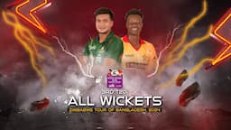 All Wickets || Bangladesh vs Zimbabwe|| 3rd T20i || Zimbabwe tour of Bangladesh 2024