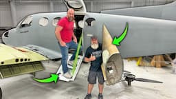 Door and Tip Tank Repairs On The Free Abandoned Plane