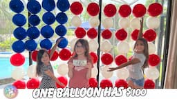 Memorial Day games! $100 Hidden In A Balloon