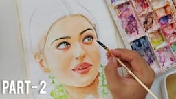 How to Paint Aishwarya Rai Bachchan | Part 2 - Painting the Face