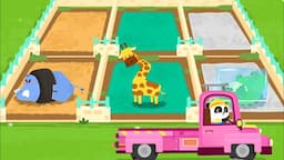 Animal Care Center - Drive Truck To Find Injured Animals And Rescue Them - Babybus Game Video