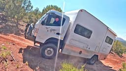 I Won't Buy it if it Doesn't make this Hill Climb! Mitsubishi Fuso Camper Offroad Test