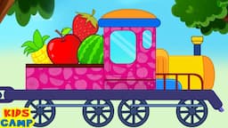 Learn Fruits Name With The Fruit Train | Toddler Learning Video | KidsCamp