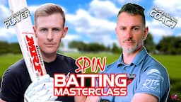 How to PLAY SPIN with ROYALS Batting Coach Mark Charlton - A Spin Batting Masterclass