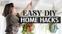 Easy DIY Home Hacks - Best Home Improvement Projects (on a Budget!)