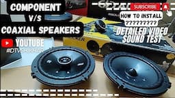 Which Speakers to buy?? | Components Or Coaxial Speakers | Output Explained #audio #viral #caraudio