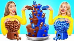 Chocolate Fountain Fondue Challenge | Fantastic Food Hacks by Mega DO Challenge