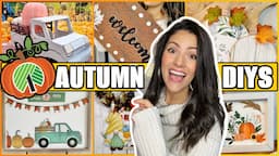 WOW! 🍁Easy DOLLAR TREE AUTUMN DIYS you can make in NO TIME!