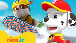 PAW Patrol Best Sports Rescues! 🏂 10 Minute Compilation | Nick Jr.