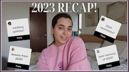 Q&A | 2023 Recap! (resolutions, wedding updates, fav memories etc)