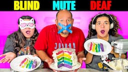 BLIND DEAF MUTE BAKING CHALLENGE