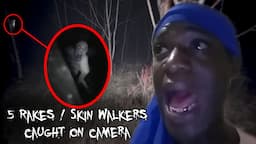 5 CHILLING RAKE / SKIN WALKERS AMONG US caught on VIDEO that will FREAK you out!