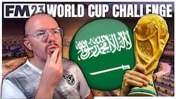 FM23 World Cup Challenge Saudi Arabia | Can we win Qatar 2022? | Football Manager 2023