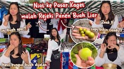 JALAN KAKI KE PASAR KAGET MALAH PANEN BUAH LIAR DI PINGGIR JALAN‼️