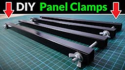 How to Make Simple Panel Clamps for Clamping Boards (Scrap Metal Project)