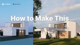 Making Of Two-Story Villa Visualization with SketchUp and D5 Render