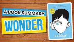 Wonder by R. J. Palacio ( Animated Book Summary )