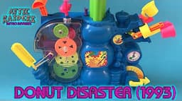 Donut Disaster (1993) by Parker Brothers - Motorised Machine Vintage Board Game Review - Doughnuts