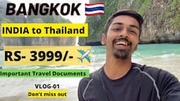 Thailand budget trip | Thailand Visa for Indians | Thailand Vlog | Bangkok nightlife| June2022