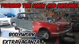 Unhacking The 1965 Mustang - Bodywork Transformation begins #Ford