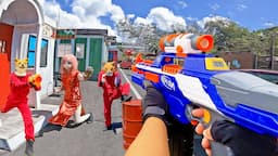 Nerf War | Amusement Park Battle Collection 11(Nerf First Person Shooter)