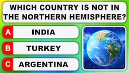 Test Your World Knowledge - 30 Question Geography Quiz Challenge