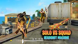 Free Fire Solo vs Squad King with New Incubator | FF