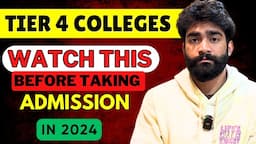 Why Engineering Is Not Worth It In 2024? | Must Watch For College Freshers | Tier 4 Colleges