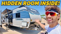 New RV design for 2024 with a HIDDEN ROOM! 2024 Crossroads Zinger 309BH